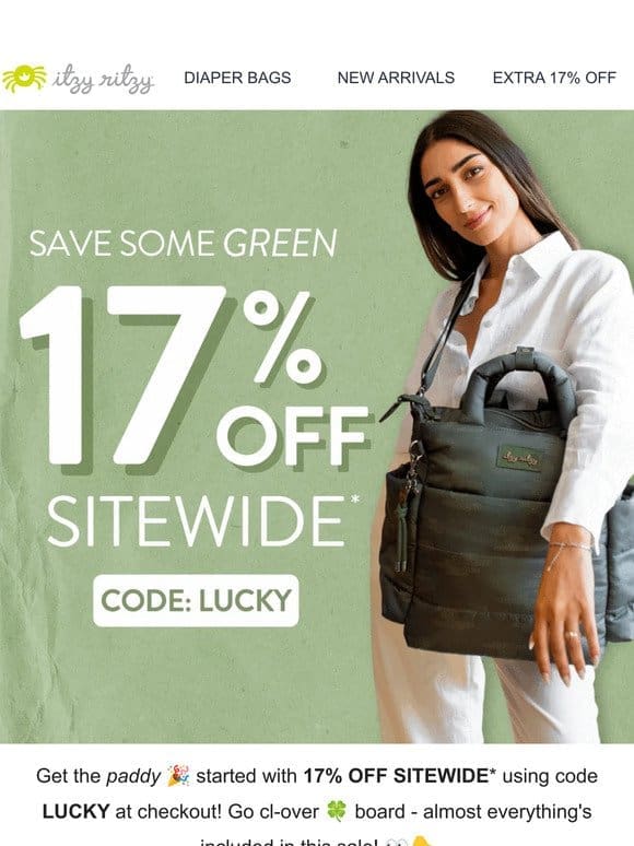 17% OFF SITEWIDE