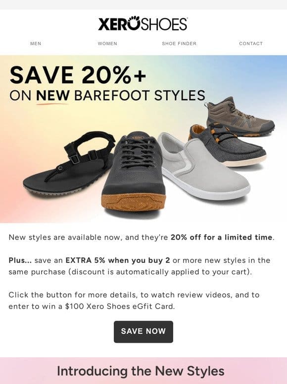 20%+ Off New Xero Shoes Starts Now