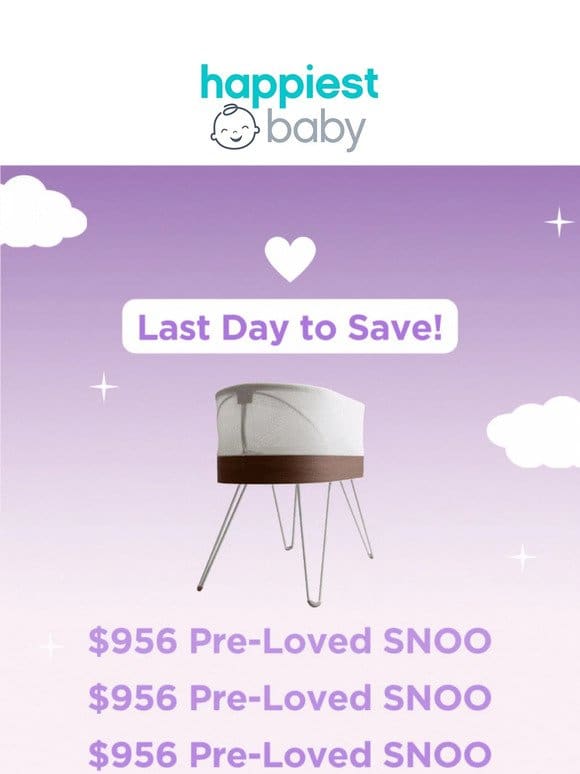 20% Off Pre-Loved SNOO!