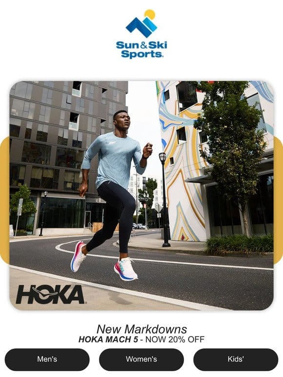 20% Off the Hoka Mach 5  Built for Performance and Ready to Race