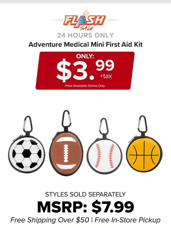 24 HOURS ONLY | ADVENTURE MEDICAL MINI FIRST AID | FLASH SALE