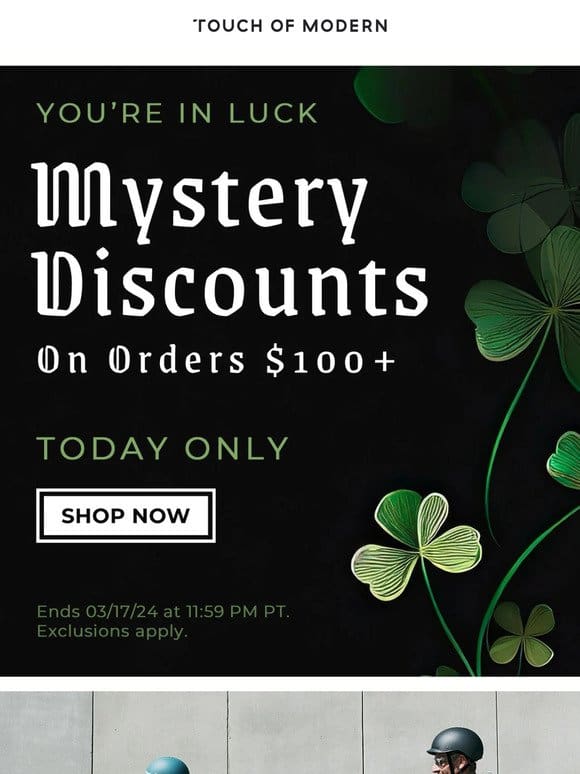 24-Hour Mystery Sitewide? It’s Your Lucky Day