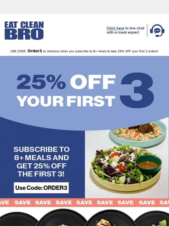 25% OFF Your First 3 Boxes