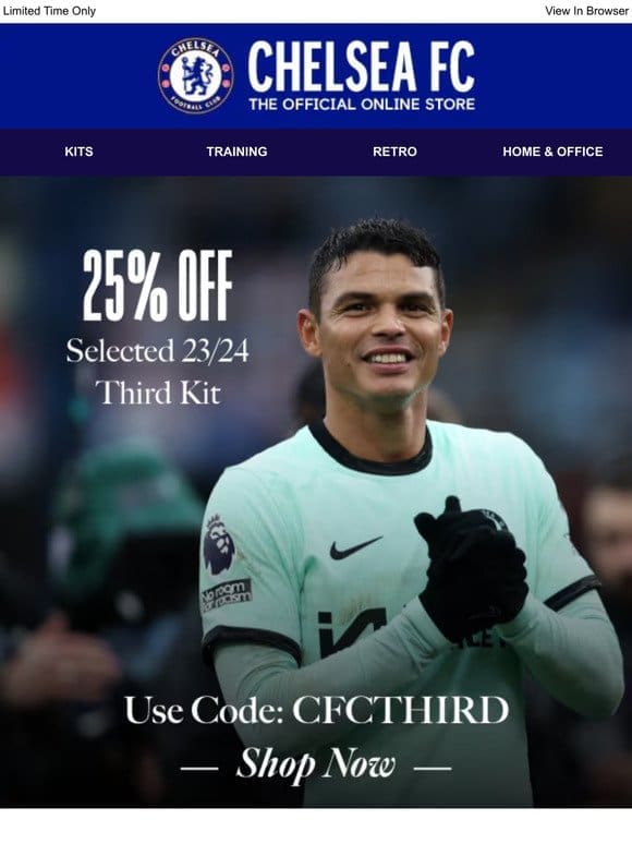 25% Off Selected Third Kit