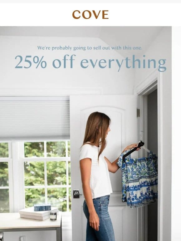25% off SITEWIDE