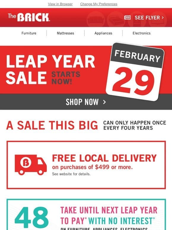 2️⃣9️⃣ Leap Day Sale is Here – Seize the Savings!