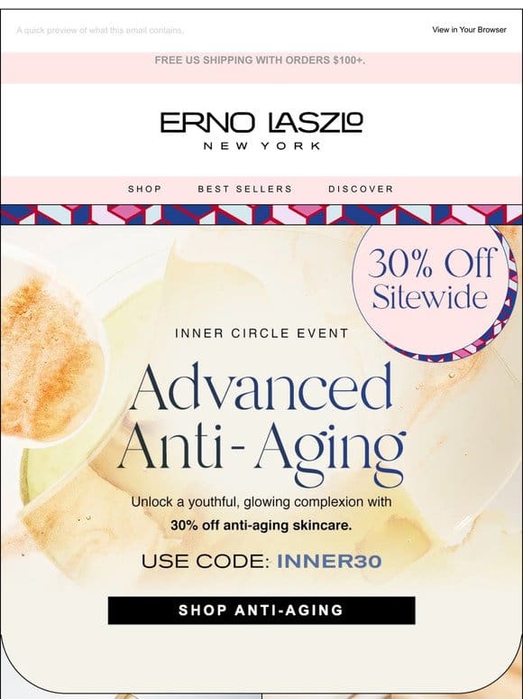 30% Off Advanced Anti-aging Repair