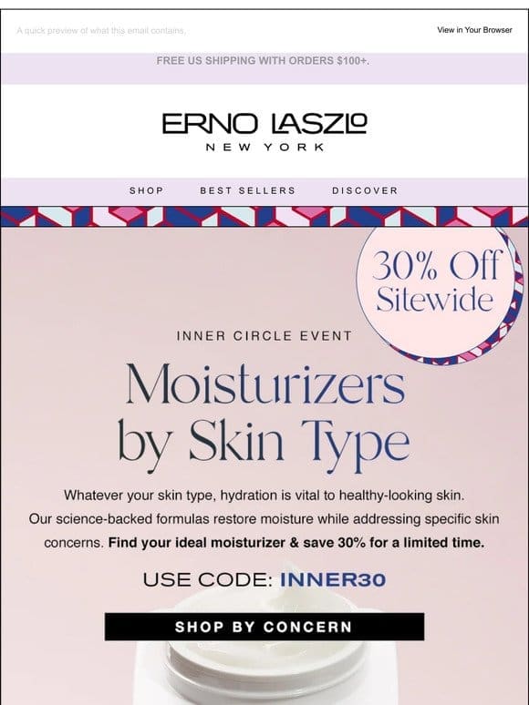 30% Off Moisturizers For Every Skin Type
