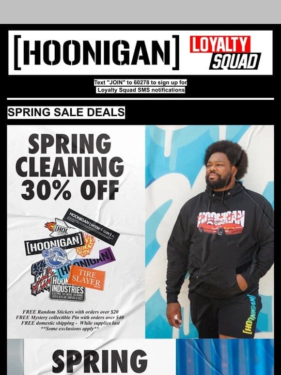 30% off sitewide – EARLY SPRING DEALS