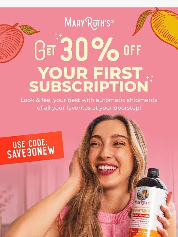 30% off your subscription