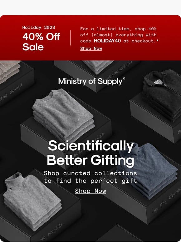 40% Off Scientifically Better Gifts