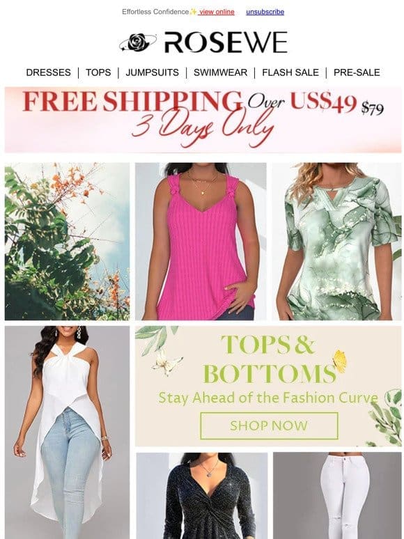 4TH FREE + FREE SHIPPING: Radiant Spring Hues