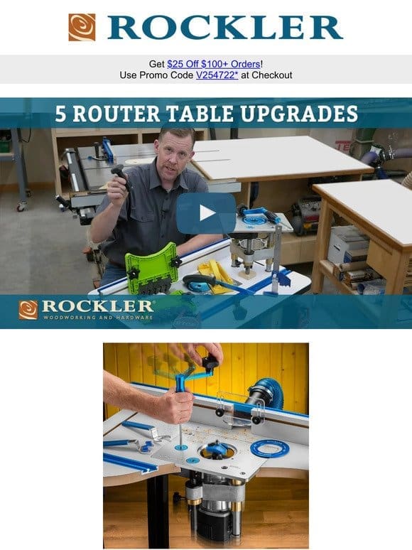 5 Router Table Upgrades: Watch the Video