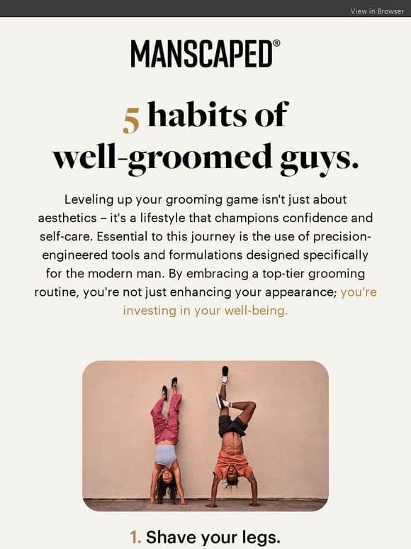 5 essential grooming habits for every man