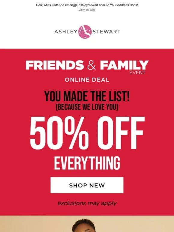 50% OFF!!!!! Must-have activewear styles  ‍♀️