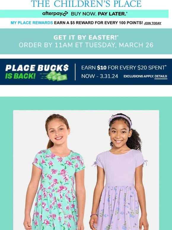50% off All Dresses for EASTER & beyond w/code 50OFF