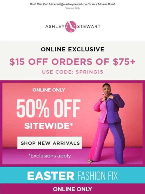 50% off SITEWIDE!