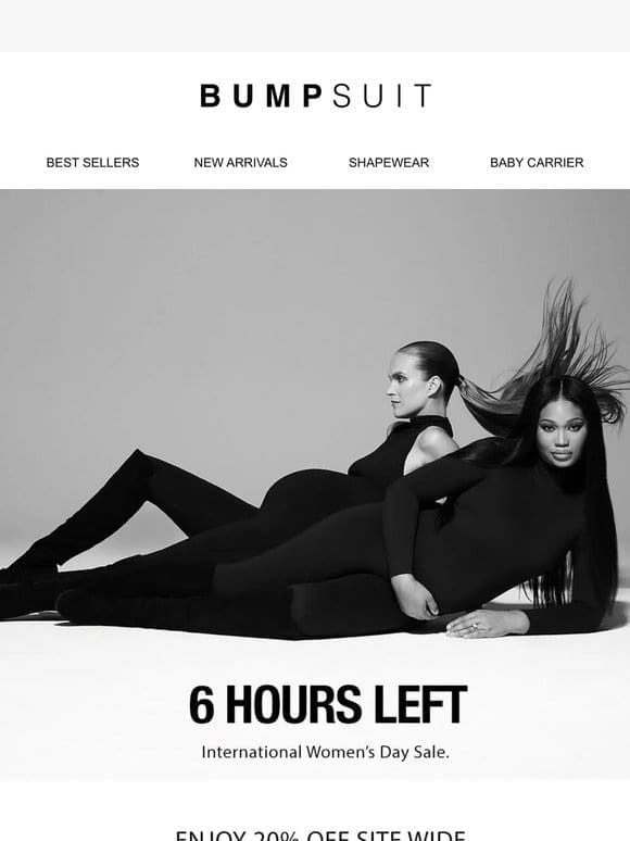 6 Hours: 20% Off Sitewide