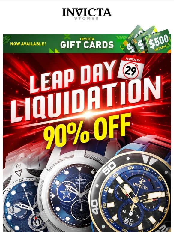 90% OFF❗️ LEAP DAY ️ LIQUIDATION❗Shop NOW!!!
