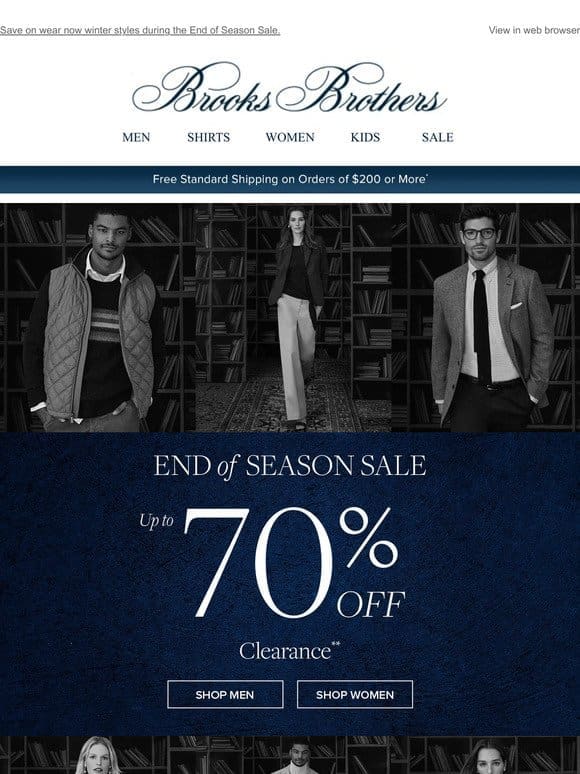 A chillingly good sale: Up to 70% off