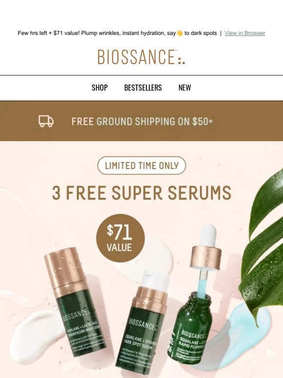 A super serum gift for EVERY skin type