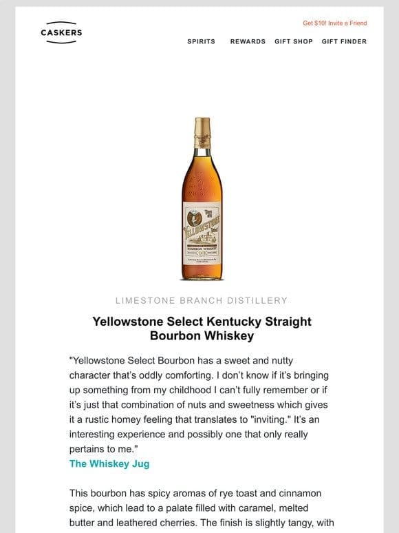[AWARD-WINNING  ] Yellowstone Select Kentucky Straight Bourbon