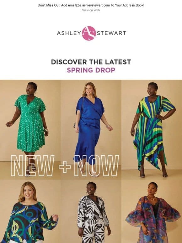 All New: Go Bright and Go Bold This Season! 40% off Sitewide