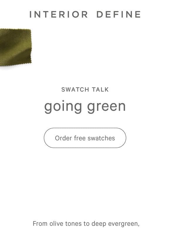 All green everything