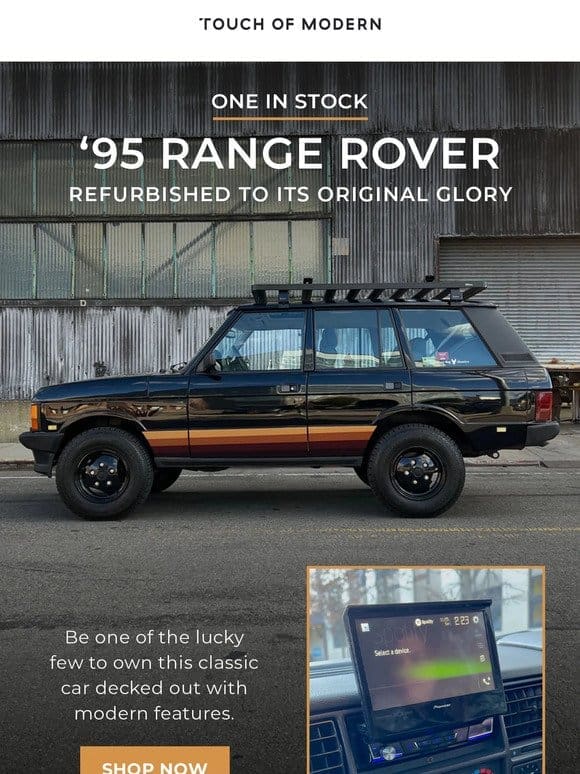 Alright， Who’s Snatching this Ultra-Rare 1995 Range Rover Classic?