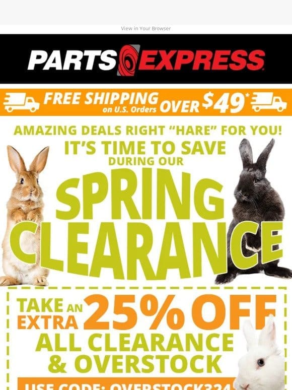 Amazing deals right “hare” for you!
