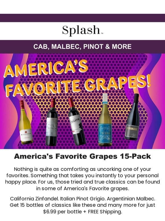 America’s Favorite Grapes 15-Pack is HERE!