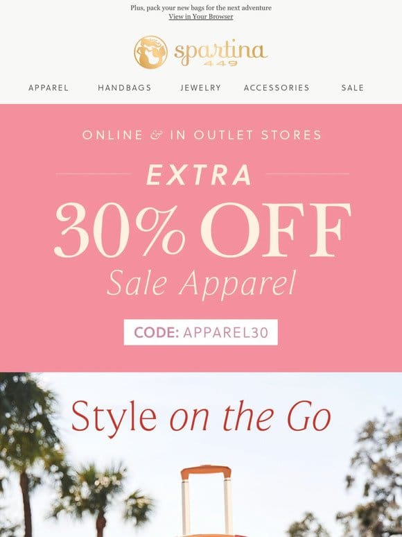 Apparel Sale on Sale – Extra 30% OFF!