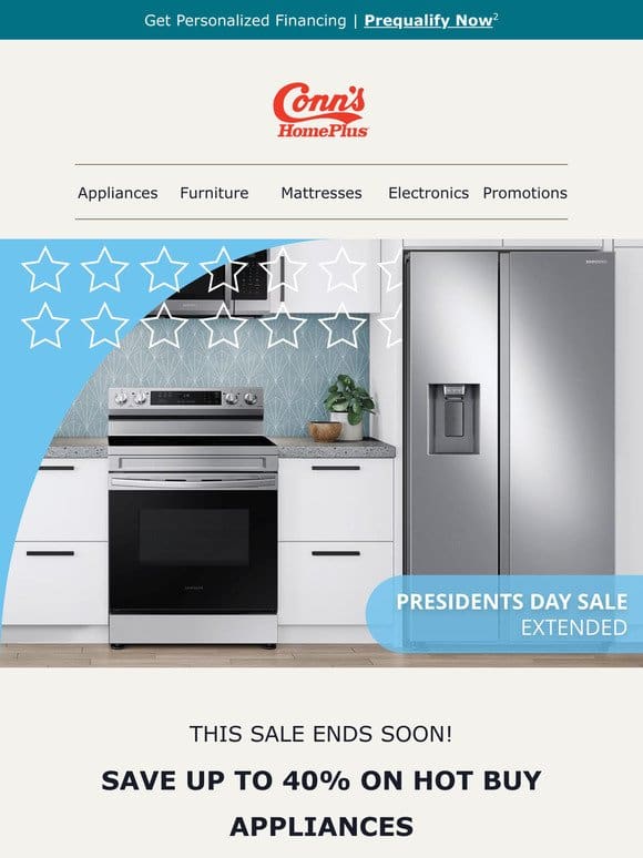 Appliance deals picked just for you