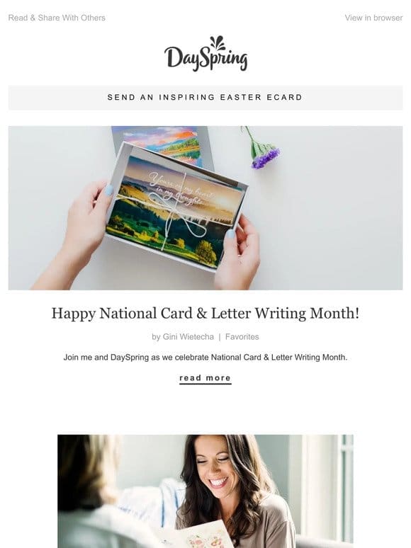 April is National Card & Letter Writing Month!