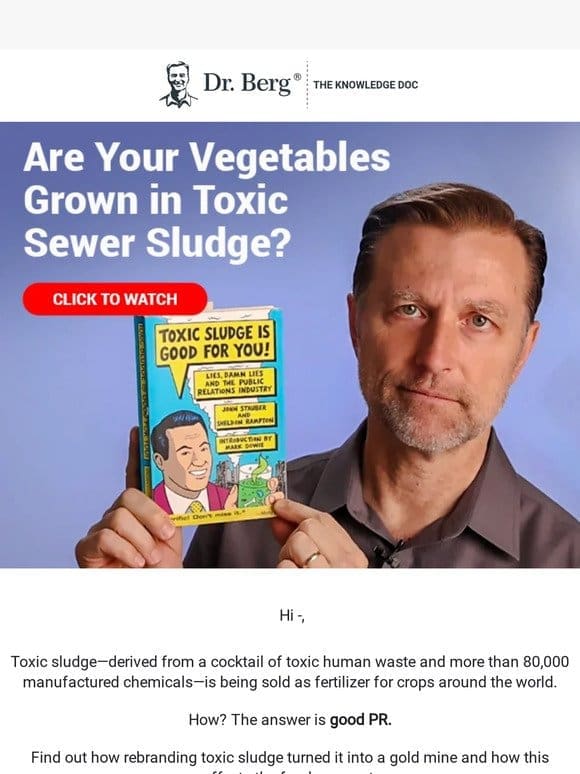 Are Your Vegetables Grown in Toxic Sewer Sludge?