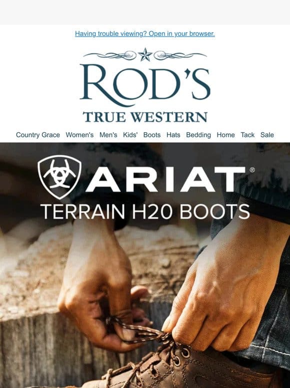 Ariat Terrain H2O Boots: Style & Performance for Men & Women