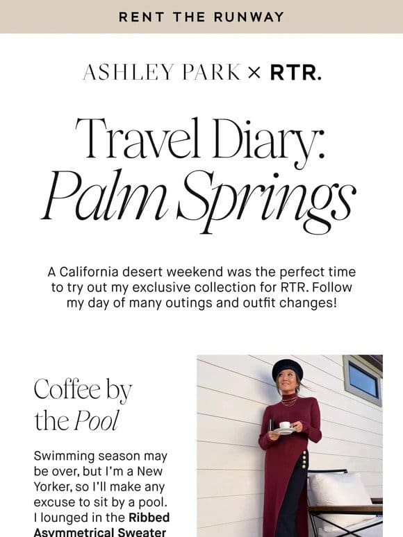 Ashley Park’s travel diary