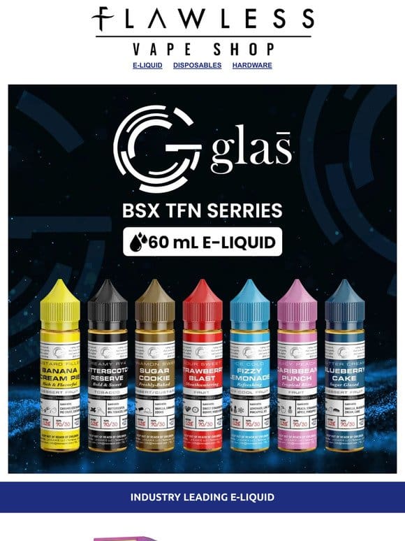 Avail Now! GLAS BSX TFN 60mL⚡