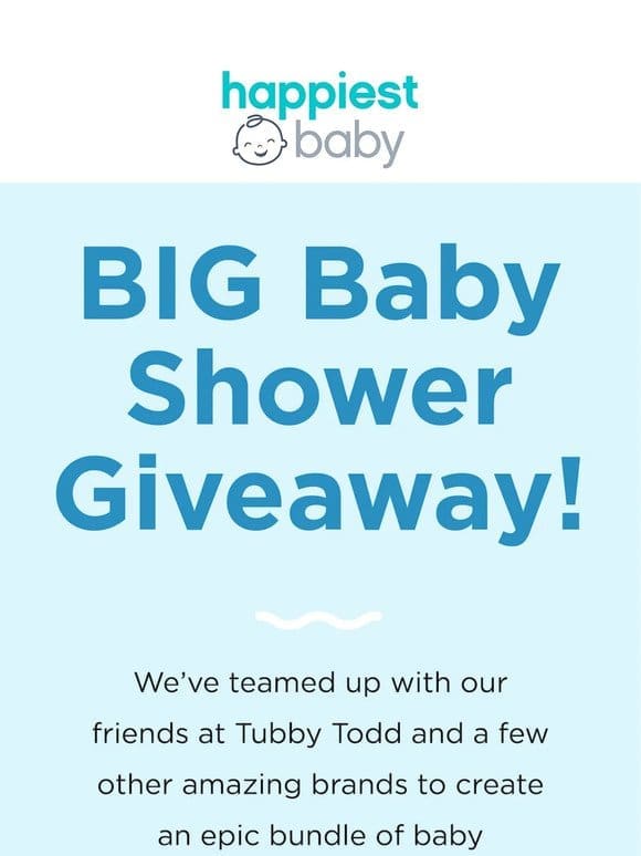 BIG Baby Shower Giveaway