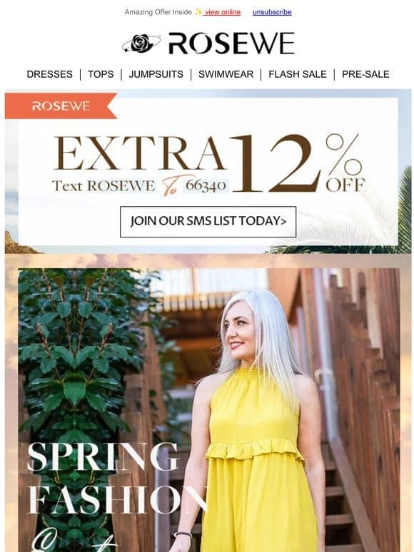 BUY MORE SAVE MORE: SPRING FASHION EVENTS!