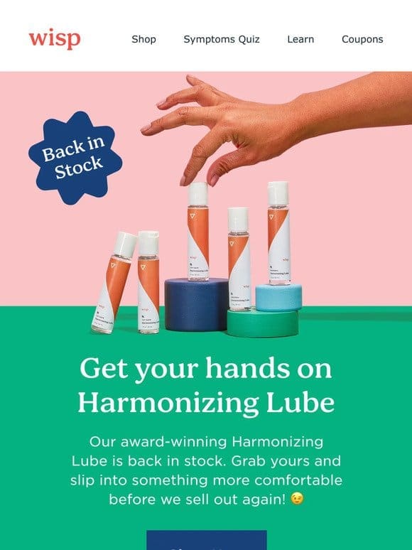 Back In Stock: Our Award-Winning Harmonizing Lube