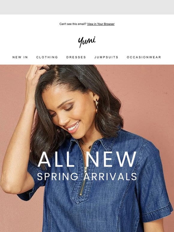 Be The First To See   Spring New Arrivals