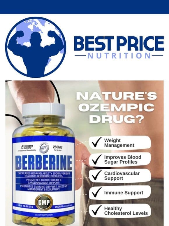 Berberine， “Nature’s Ozempic” for Weight Loss