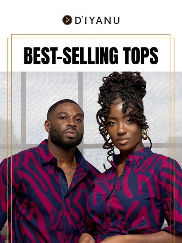 Best-Selling Tops for Men & Women!