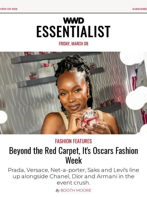 Beyond the Red Carpet， It’s Oscars Fashion Week