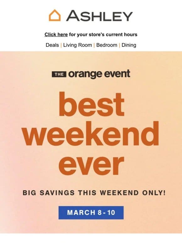 Biggest Event of the Year: Orange Event Begins This Weekend!