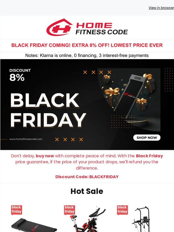Black Friday is COMING! Lowest Price Ever!