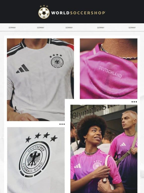 Bold New Looks for Germany by adidas! Available Now for Pre-Order!