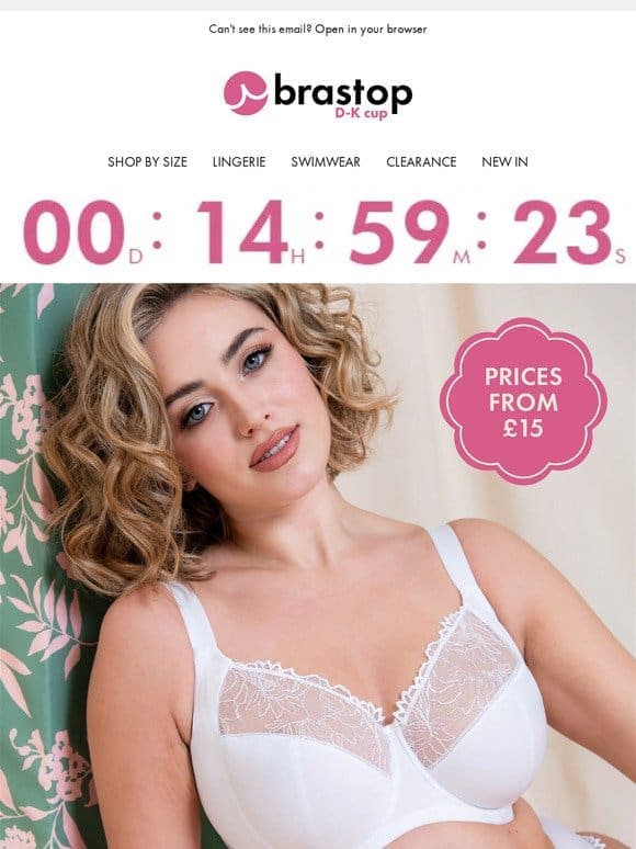 Bra Clearance Weekend EXTENDED 24 HOURS