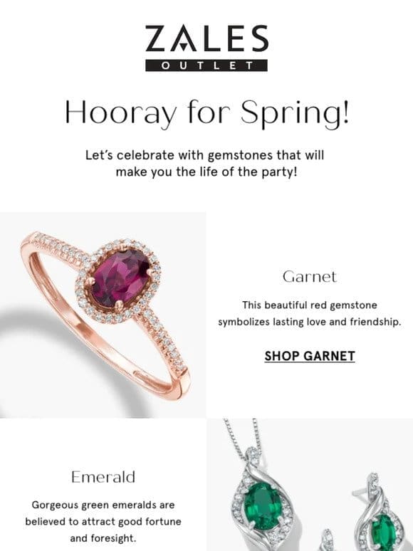 Bring on Spring with Vibrant Gemstones!